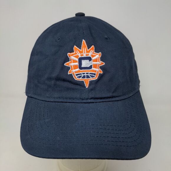 Port & Company Men's Slideback Hat Blue Embroidered Logo 100% Cotton - Picture 2 of 8
